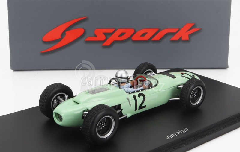 Spark-model Lotus F1  24 N 12 Monaco Gp 1963 Jim Hall 1:43 Velmi Světle Zelená