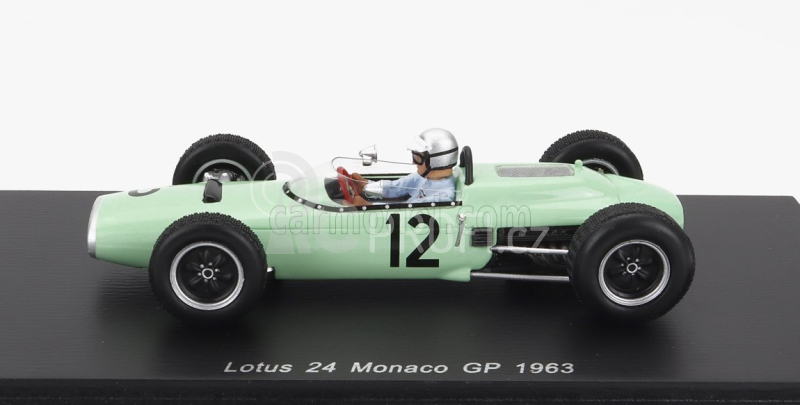 Spark-model Lotus F1  24 N 12 Monaco Gp 1963 Jim Hall 1:43 Velmi Světle Zelená