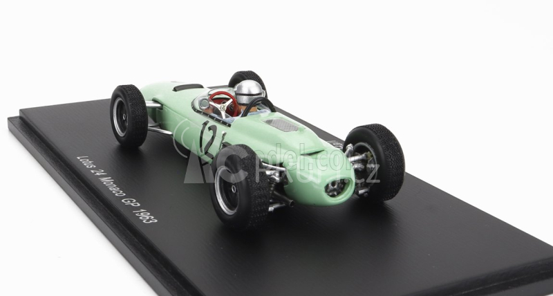 Spark-model Lotus F1  24 N 12 Monaco Gp 1963 Jim Hall 1:43 Velmi Světle Zelená