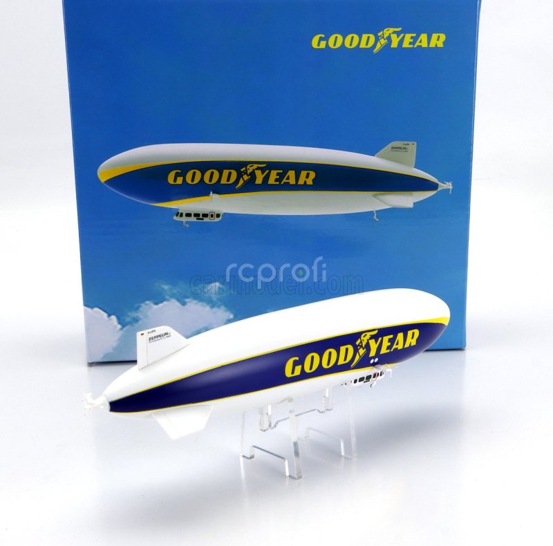 Spark-model Luftschiffbau zeppelin Dirigeable - Dirigibile - Goodyear Blimp 1:400 Bílá Modrá Žlutá