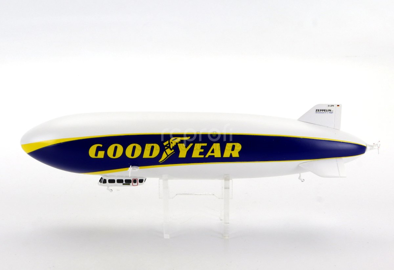 Spark-model Luftschiffbau zeppelin Dirigeable - Dirigibile - Goodyear Blimp 1:400 Bílá Modrá Žlutá