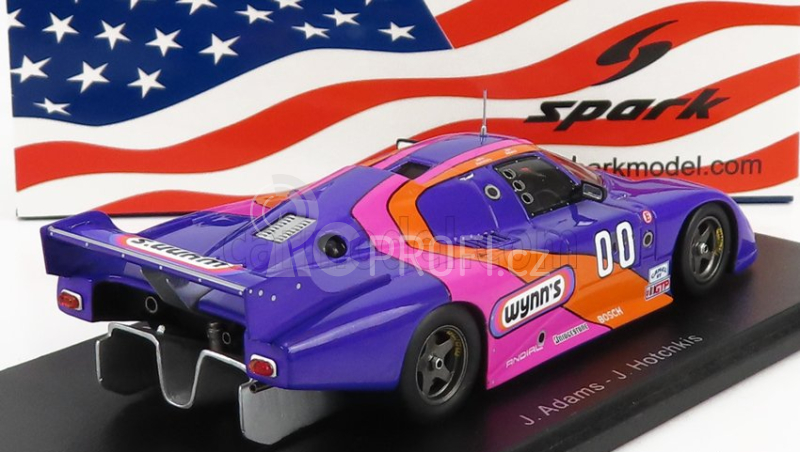 Spark-model March 83g N 00 6h Riverside 1986 J.adams - J.hotchkis 1:43 Purple