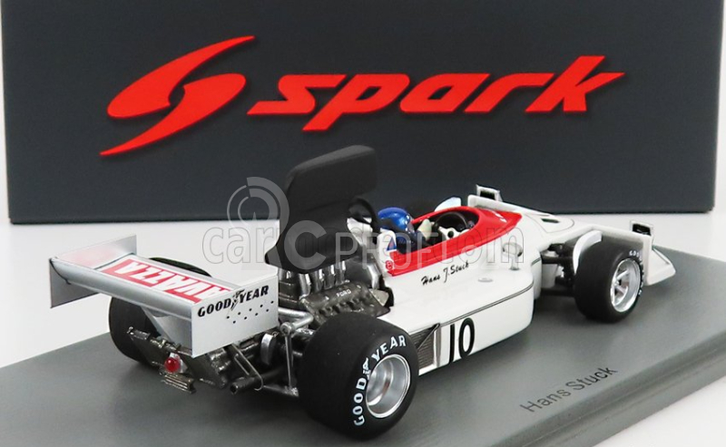 Spark-model March F1  751 N 10 German Gp 1975 H.stuck 1:43 Bílá Červená