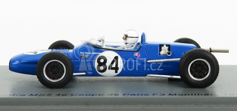 Spark-model Matra F3  Ms5 N 84 4th F3 Paris Montlhery Cup 1967 J.c.guenard 1:43 Blue
