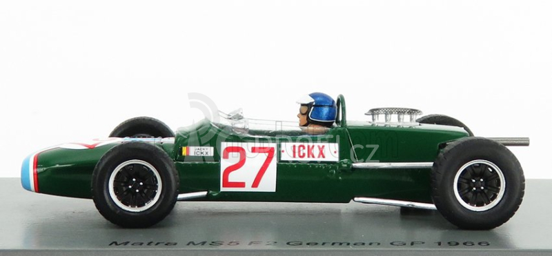 Spark-model Matra simca F1  Ms5 N 27 Germany Gp 1966 J.icks 1:43 Zelená