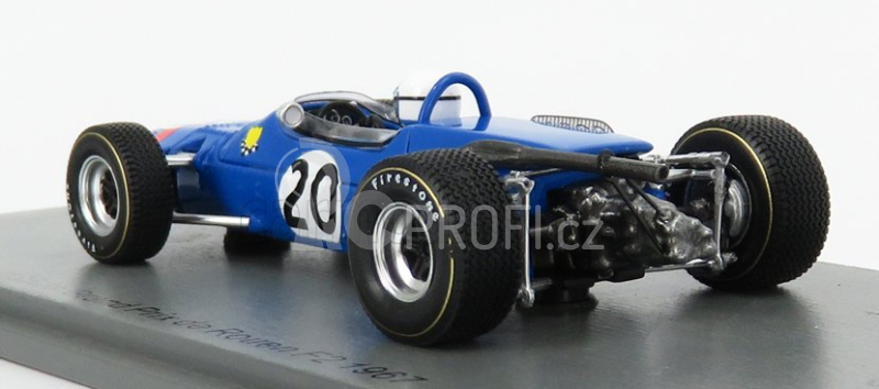Spark-model Matra simca F2  M5s N 20 3rd De Rouen Gp 1966 J.schlesser 1:43 Blue