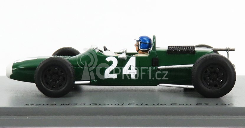 Spark-model Matra simca F2  M5s N 24 De Pau Gp 1966 J.ickx 1:43 Zelená