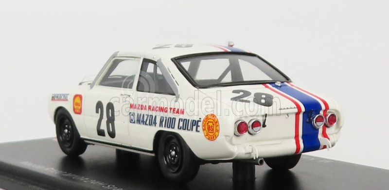 Spark-model Mazda R100 M10a N 28 24h Spa 1969 M.katakura - T.takechi 1:43 Bílá Modrá