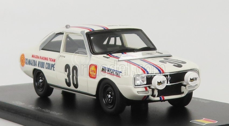 Spark-model Mazda R100 M10a N 30 24h Spa 1969 Helde - H.de Fierlant 1:43 Bílá Červená