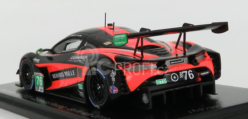 Spark-model Mclaren 720s Gt3 Team Compass Racing N 76 Mid-ohio 2019 P.holton - M.plumb 1:43 Oranžová Černá Bílá