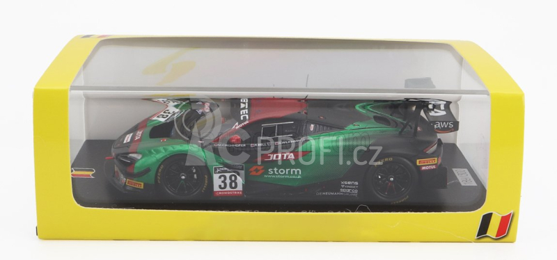 Spark-model Mclaren 720s Gt3 Team Jota N 38 24h Spa 2022 M.kirchhofer - O.wilkinson - R.bell 1:43 Zelená Černá Červená