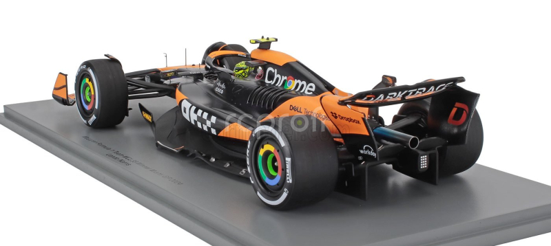 Spark-model Mclaren F1  Mcl38 Team Mclaren N 4 Winner Miami Gp 2024 First F1 Victory Lando Norris 1:18 Oranžová Černá