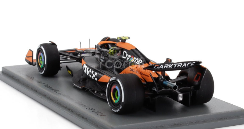Spark-model Mclaren F1  Mcl38 Team Mclaren N 4 Winner Miami Gp 2024 First F1 Victory Lando Norris 1:43 Oranžová Černá