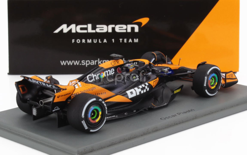 Spark-model Mclaren F1  Mcl38 Team Mclaren N 81 4th Australian Gp 2024 Oscar Piastri 1:43 Oranžová Černá