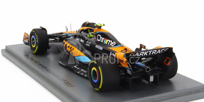 Spark-model Mclaren F1  Mcl60 Team Mclaren N 4 Australian Gp 2023 Lando Norris 1:43 Oranžová Černá Modrá
