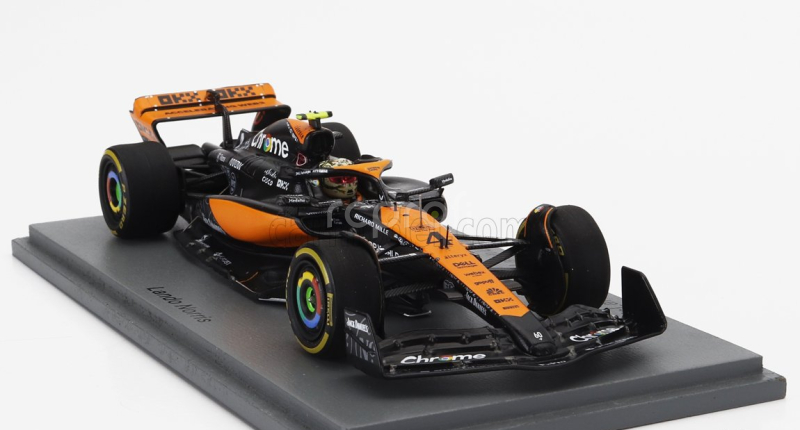 Spark-model Mclaren F1  Mcl60 Team Mclaren N 4 Las Vegas Gp 2023 Lando Norris 1:43 Oranžová Modrá Černá