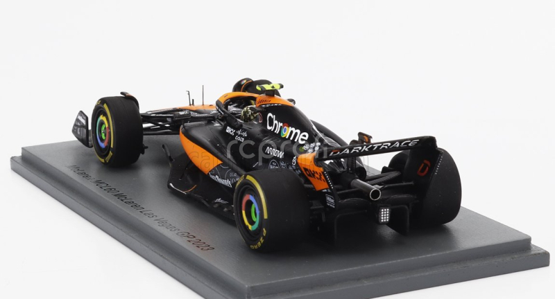 Spark-model Mclaren F1  Mcl60 Team Mclaren N 4 Las Vegas Gp 2023 Lando Norris 1:43 Oranžová Modrá Černá