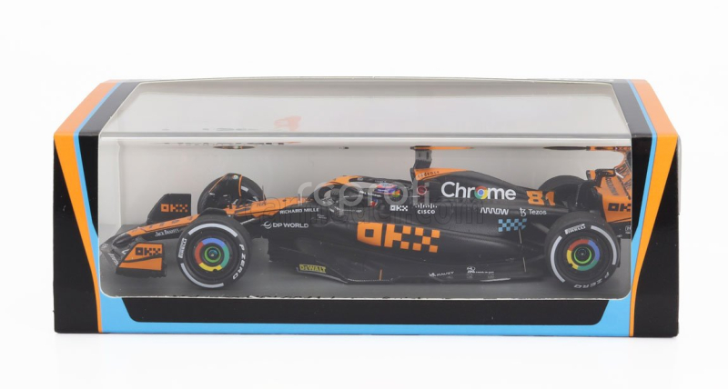 Spark-model Mclaren F1  Mcl60 Team Mclaren N 81 3rd Japan Gp 2023 Oscar Piastri 1:43 Oranžová Modrá Černá