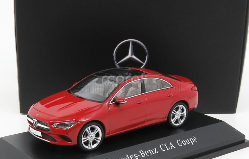 Spark-model Mercedes benz Cla-class Coupe (c118) 2019 1:43 Jupiter Red
