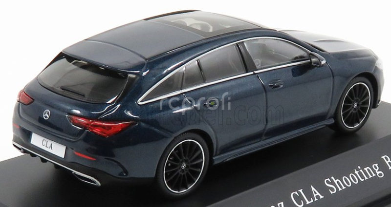 Spark-model Mercedes benz Cla-class Shooting Brake (x118) 2019 1:43 Denim Blue Met