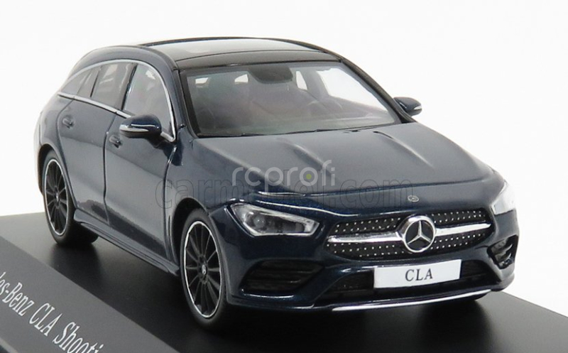 Spark-model Mercedes benz Cla-class Shooting Brake (x118) 2019 1:43 Denim Blue Met