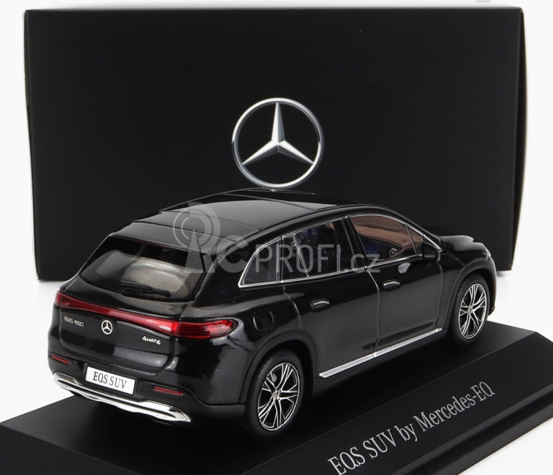 Spark-model Mercedes benz Eqs Suv (x296) Von Mercedes-eq 2022 1:43 Black