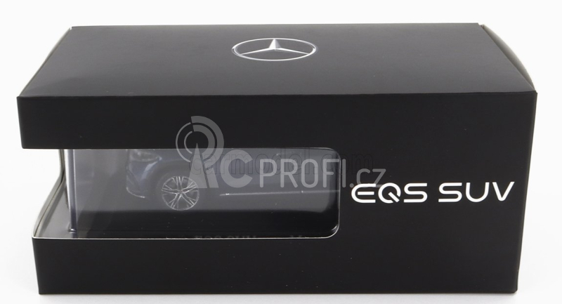 Spark-model Mercedes benz Eqs Suv (x296) Von Mercedes-eq 2022 1:43 Blue Met