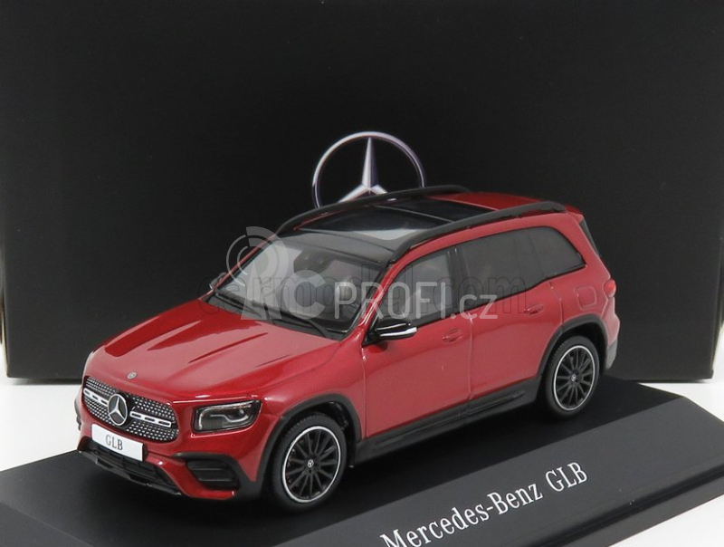 Spark-model Mercedes benz Glb-class (x247) 2019 1:43 Designo Patagonia Jasně Červená