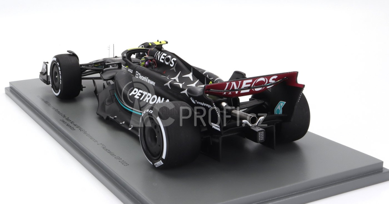 Spark-model Mercedes gp F1 W14 Team Mercedes-amg Petronas Formula One N 44 2nd Australian Gp 2023 Lewis Hamilton 1:18 Matt Black