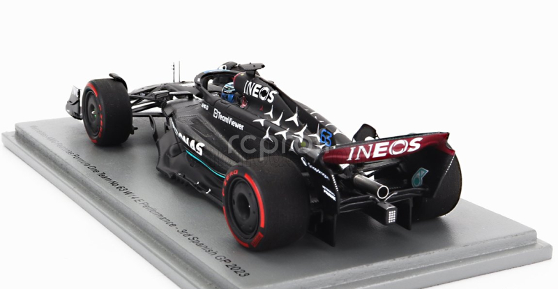 Spark-model Mercedes gp F1 W14 Team Mercedes-amg Petronas Formula One N 63 3rd Spain Gp 2023 George Russell 1:43 Matt Black