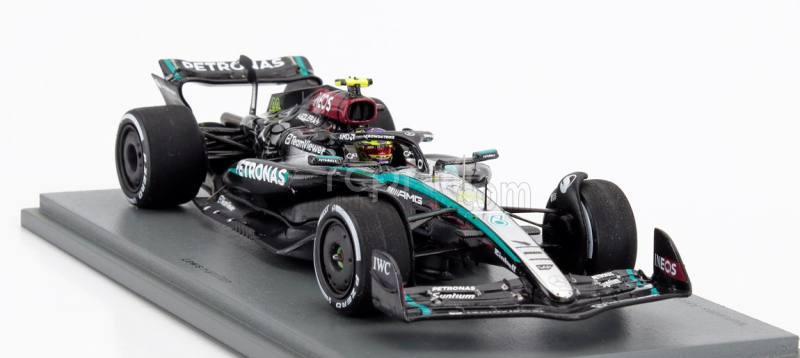 Spark-model Mercedes gp F1  W15 Eq Performance Team Amg Petronas Motorsport N 44 2nd Las Vegas Usa Gp 2024 Lewis Hamilton 1:43 Černá Stříbrná Zelená