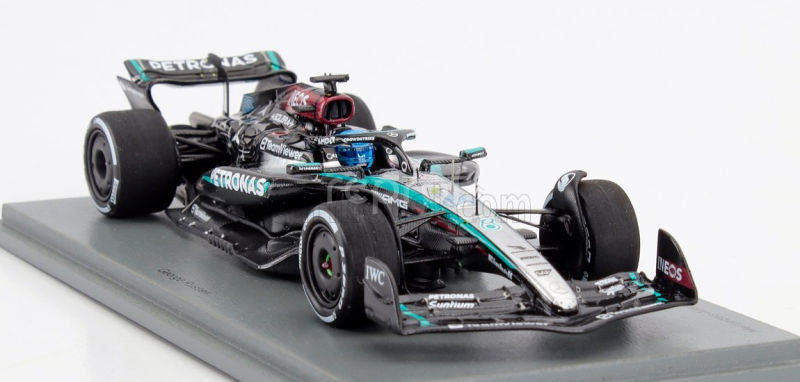 Spark-model Mercedes gp F1  W15 Eq Performance Team Amg Petronas Motorsport N 63 Winner Las Vegas Usa Gp 2024 George Russell 1:43 Černá Stříbrná Zelená