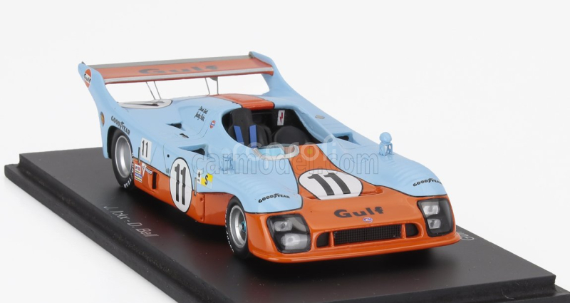 Spark-model Mirage Gr8 3.0l V8 Team Gulf Research Racing N 11 Winner 24h Le Mans 1975 Jacky Ickx - Derek Bell 1:43 Světle Modrá Oranžová