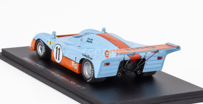 Spark-model Mirage Gr8 3.0l V8 Team Gulf Research Racing N 11 Winner 24h Le Mans 1975 Jacky Ickx - Derek Bell 1:43 Světle Modrá Oranžová