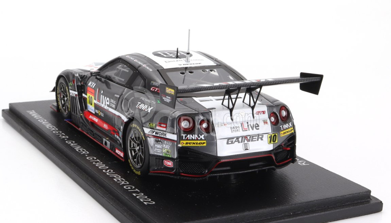 Spark-model Nissan Gt-r Team Gainer Tanax N 10 Gt300 Super Gt 2022 R.tomita - R.okusa 1:43 Bílá Šedá