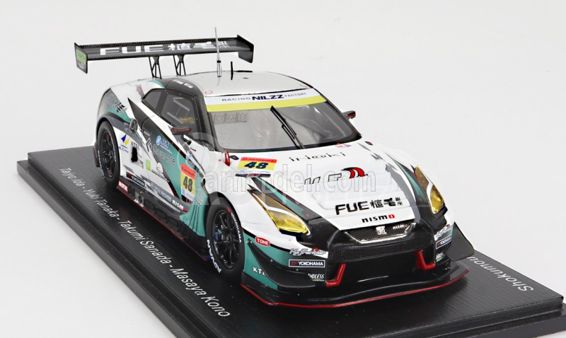 Spark-model Nissan Gt-r Team Nilzz Racing N 48 Gt300 Class Super Gt 2023 T.ida - Y.tanaka - T.sanada 1:43 Bílá Zelená