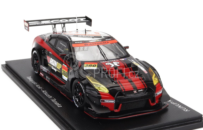 Spark-model Nissan Gt-r Team Runup Rivaux Tomei Sports N 360 Gt300 Super Gt 2022 T.aoki - A.tanaka 1:43 Černá Červená