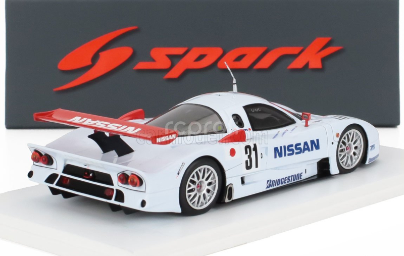 Spark-model Nissan R390 Gt1 Test 24h Le Mans 1998 1:43 Bílá