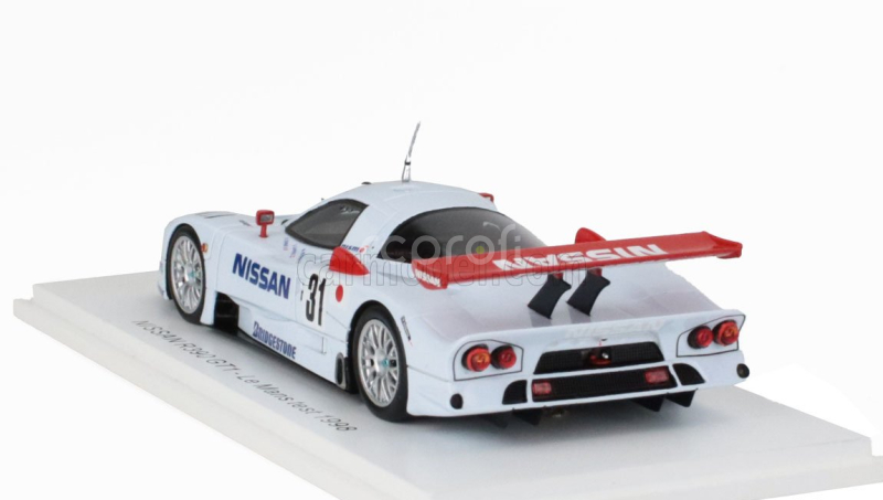 Spark-model Nissan R390 Gt1 Test 24h Le Mans 1998 1:43 Bílá