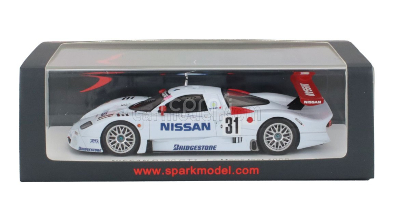 Spark-model Nissan R390 Gt1 Test 24h Le Mans 1998 1:43 Bílá