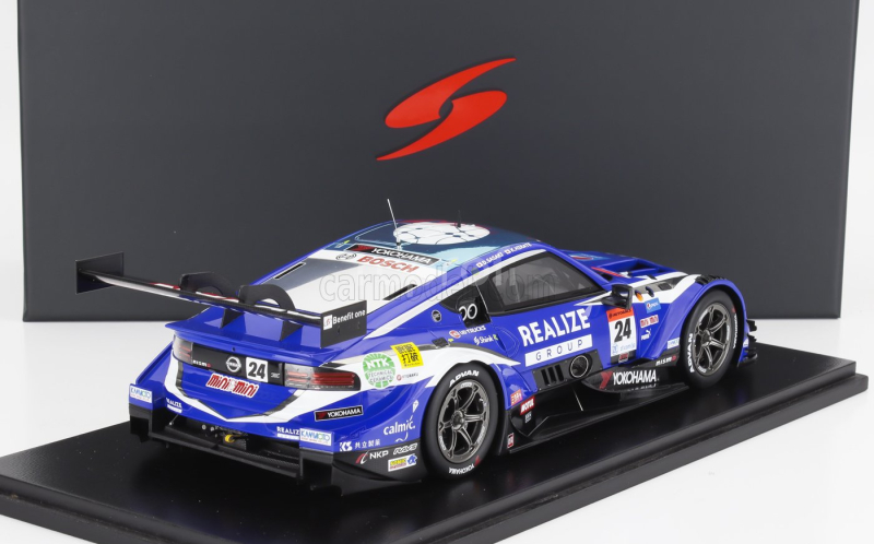 Spark-model Nissan Type Z Team Realize Advan Kondo Racing N 24 Gt500 Class Super Gt 2023 Daiki Sasaki - Kohei Hirate 1:18 2 Tóny Modré Bílé