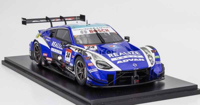 Spark-model Nissan Type Z Team Realize Advan Kondo Racing N 24 Gt500 Class Super Gt 2023 Daiki Sasaki - Kohei Hirate 1:18 2 Tóny Modré Bílé