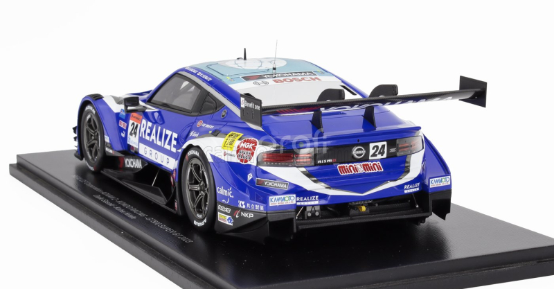 Spark-model Nissan Type Z Team Realize Advan Kondo Racing N 24 Gt500 Class Super Gt 2023 Daiki Sasaki - Kohei Hirate 1:18 2 Tóny Modré Bílé