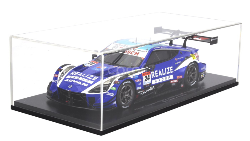 Spark-model Nissan Type Z Team Realize Advan Kondo Racing N 24 Gt500 Class Super Gt 2023 Daiki Sasaki - Kohei Hirate 1:18 2 Tóny Modré Bílé