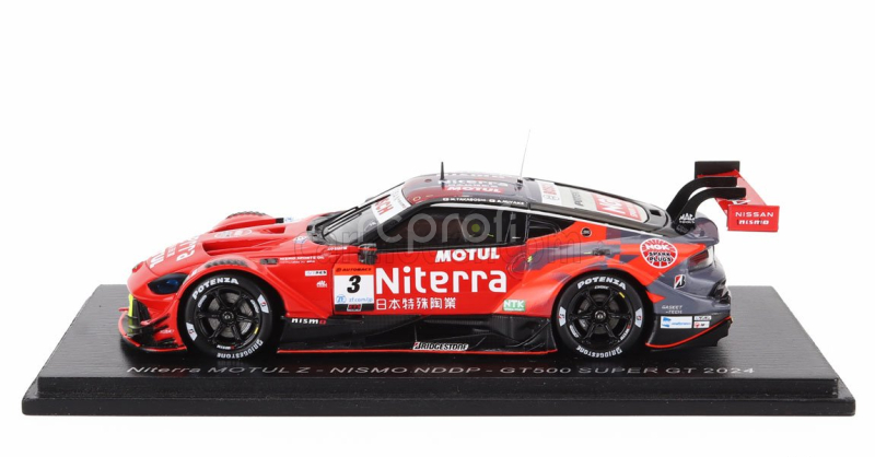 Spark-model Nissan Z Team Nismo Nddp N 3 Gt500 Class Super Gt 2024 Mitsunori Takaboski - Atsushi Miyake 1:43 Červená Černá