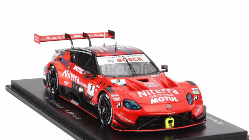 Spark-model Nissan Z Team Nismo Nddp N 3 Gt500 Class Super Gt 2024 Mitsunori Takaboski - Atsushi Miyake 1:43 Červená Černá