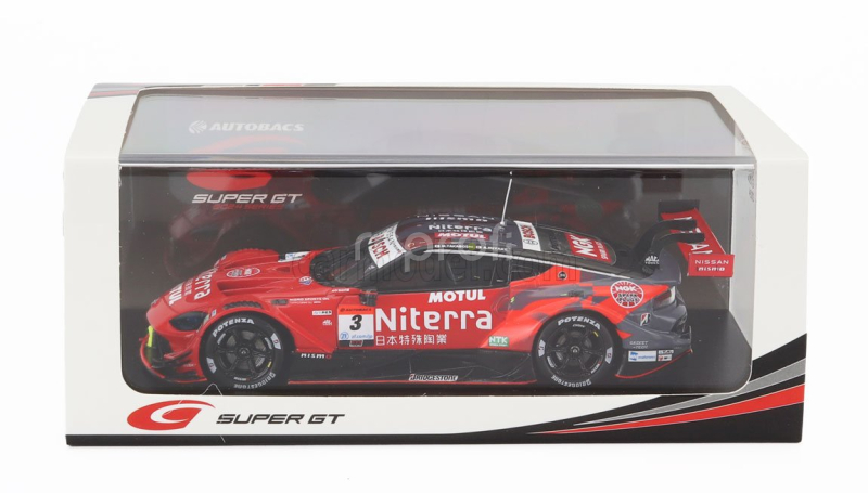 Spark-model Nissan Z Team Nismo Nddp N 3 Gt500 Class Super Gt 2024 Mitsunori Takaboski - Atsushi Miyake 1:43 Červená Černá