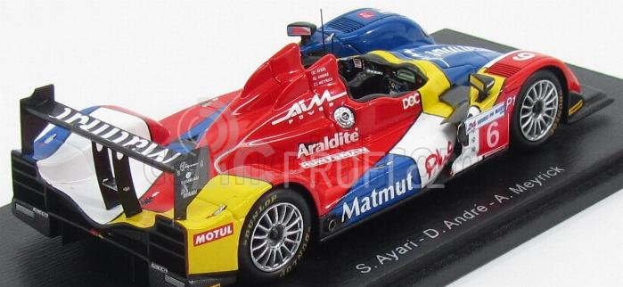 Spark-model Oreca 01 Aim N 6 Lmp1 24h Le Mans 2010 S.ayari  - D.andre - A.meyrick 1:43 Červená Žlutá Bleu