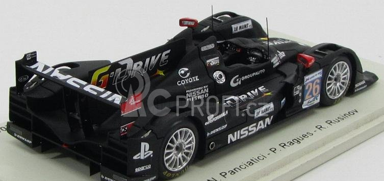 Spark-model Oreca 03 Team Nissan-signatech N 26 10th 24h Le Mans 2012 P.ragues - N.panciatici - R.rusinov 1:43 Black