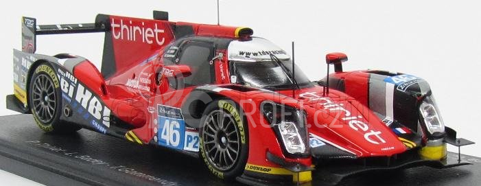 Spark-model Oreca 05 Nissan Team Thiriet By Tds Racing N 46 24h Le Mans 2015  P.thiriet - L.badey - T.gommedy 1:43 Červená Bílá
